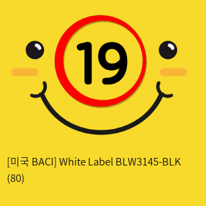 [미국 BACI] White Label BLW3145-BLK (80)
