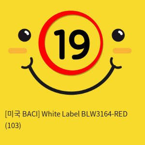 [미국 BACI] White Label BLW3164-RED (103)