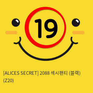 [ALICES SECRET] 2088 섹시팬티 (블랙) (Z20)