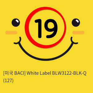 [미국 BACI] White Label BLW3122-BLK-Q (127)