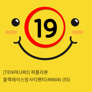 [TENPEURO] 퍼플리본 블랙레이스망사티팬티(4960) (55)