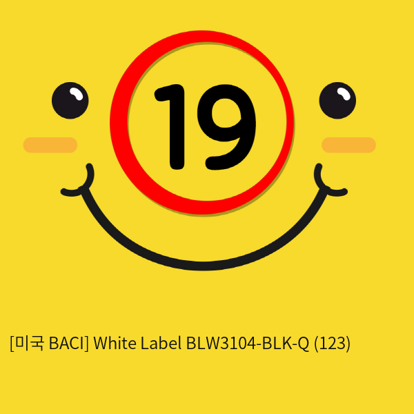 [미국 BACI] White Label  BLW3104-BLK-Q (123)