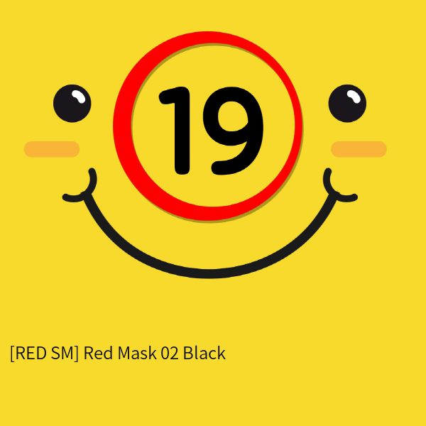 [RED SM] Red Mask 02 Black